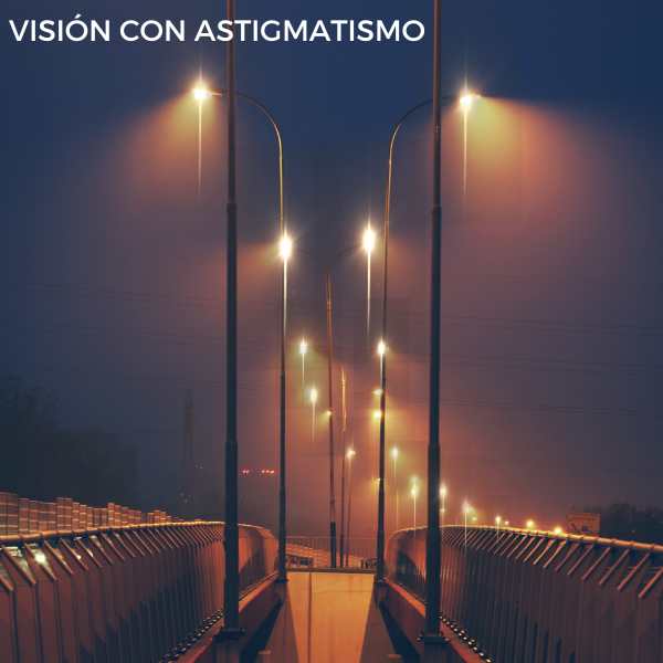 como ve las luces una persona con astigmatismo